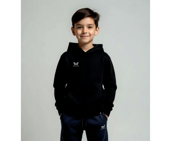 TEAM HOODIE KNABEN, SCHWARZ