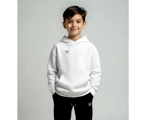 TEAM HOODIE KNABEN, WEISS