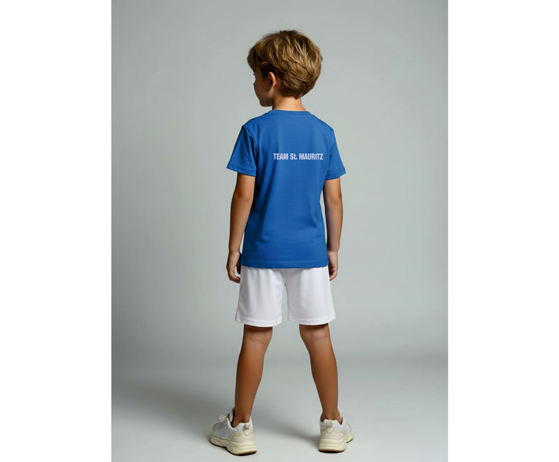 TC ST. MAURITZ TEAM SHIRT KNABEN, BLAU