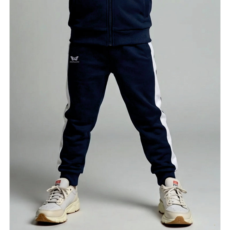 CLUB TRAININGSHOSE KNABEN, NAVY-WEISS -NEU-