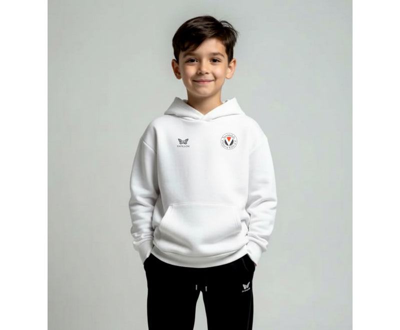 VIKTORIA TEAM HOODIE KNABEN, WEISS