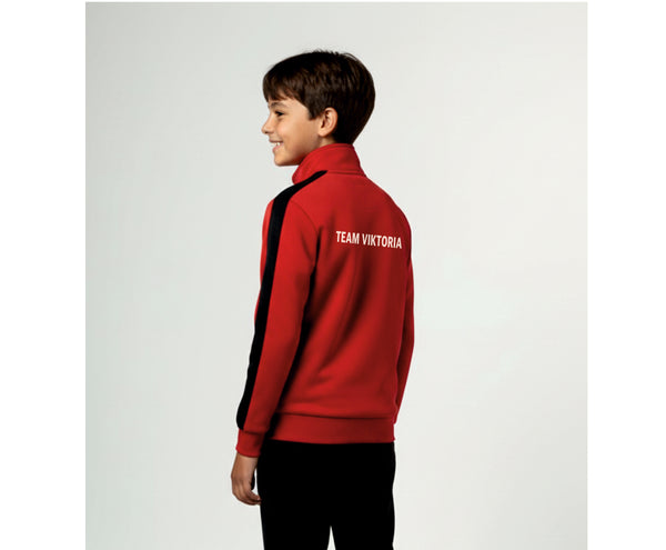 VIKTORIA CLUB JACKE KNABEN, ROT -NEU-