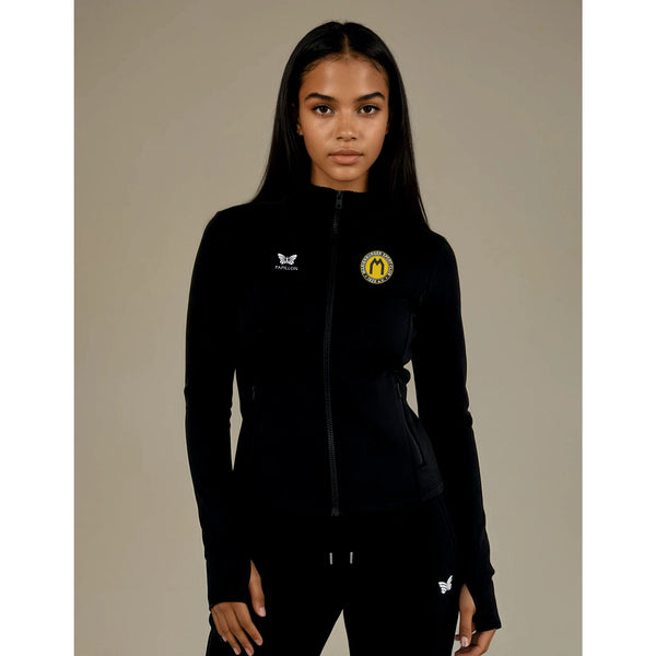 CLUB SPORT JACKE DAMEN, SCHWARZ -NEU-