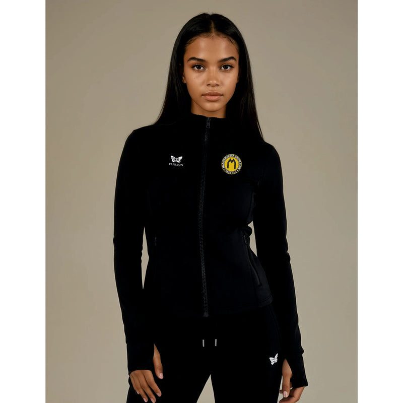 CLUB SPORT JACKE DAMEN, SCHWARZ -NEU-