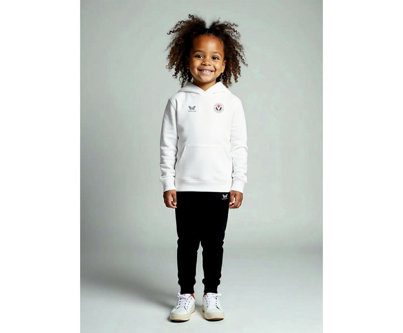 VIKTORIA TEAM HOODIE MÄDCHEN, WEISS