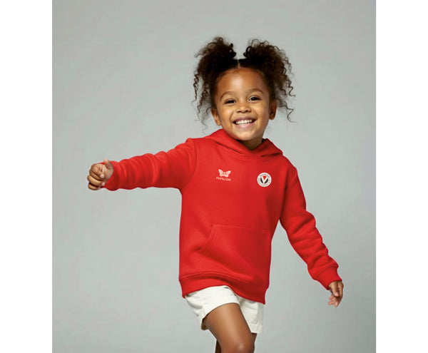 VIKTORIA TEAM HOODIE MÄDCHEN, ROT