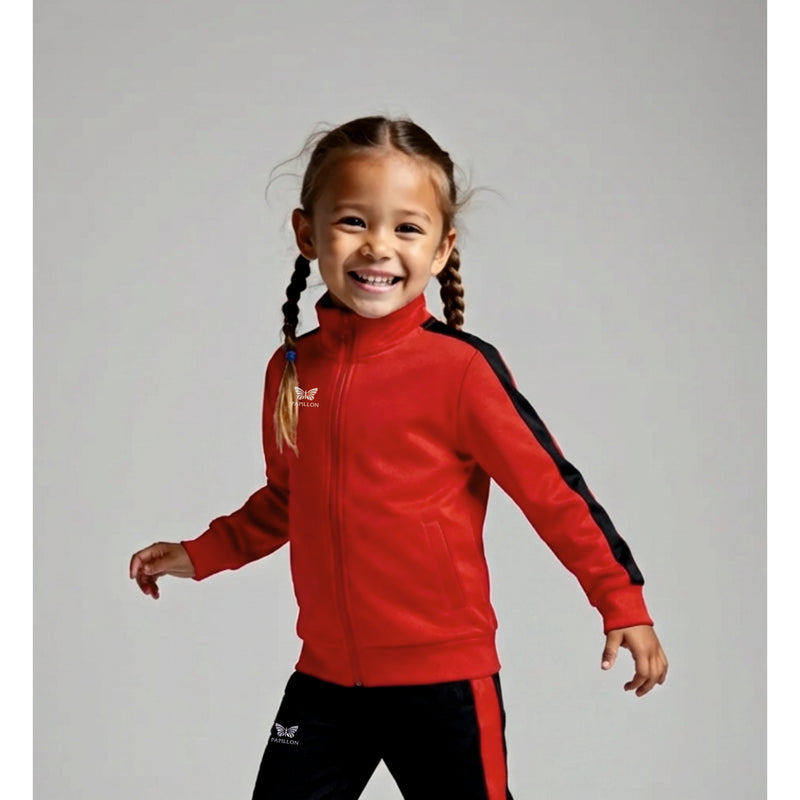 CLUB TRAININGSJACKE MÄDCHEN, ROT -NEU-