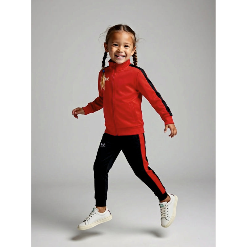 CLUB TRAININGSJACKE MÄDCHEN, ROT -NEU-