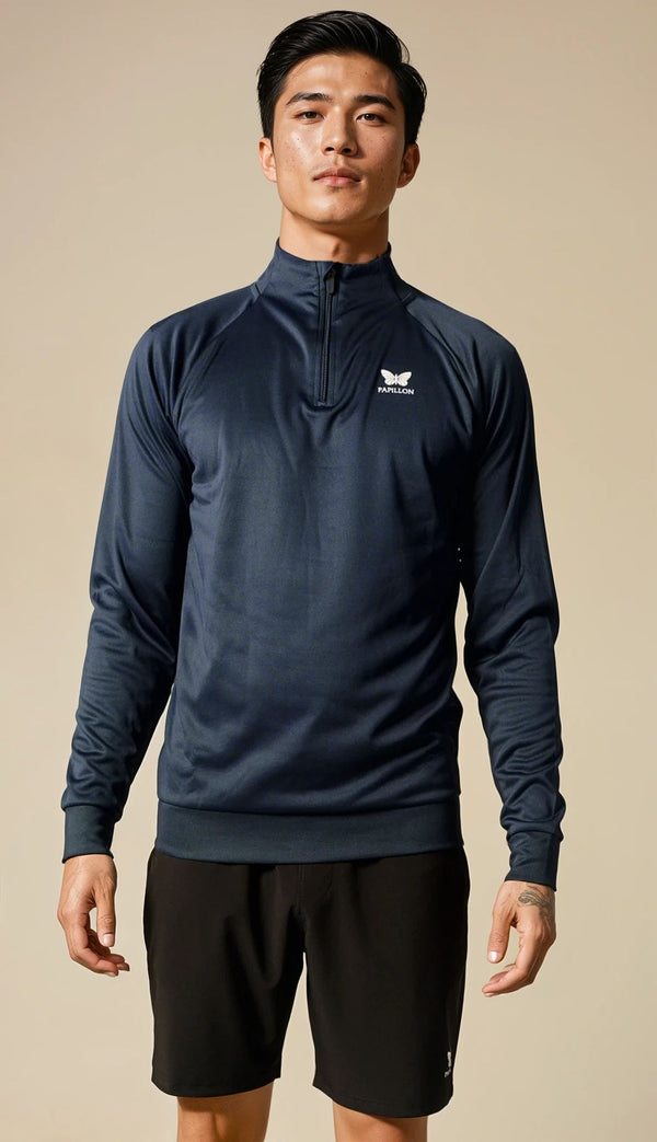 OFFCOURT HALFZIP HERREN, NAVY -NEU-