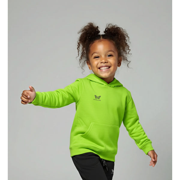 TEAM HOODIE MÄDCHEN, NEON-GRÜN