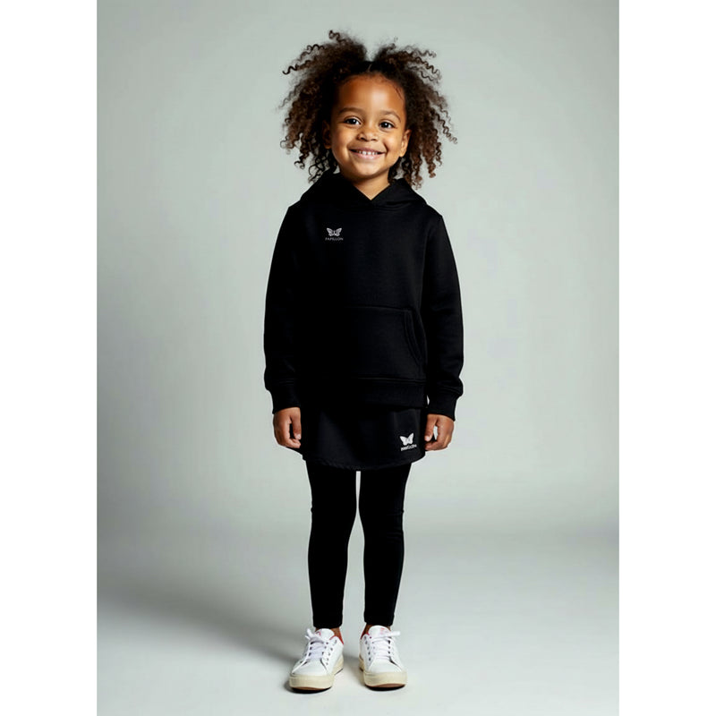 TEAM HOODIE MÄDCHEN, SCHWARZ