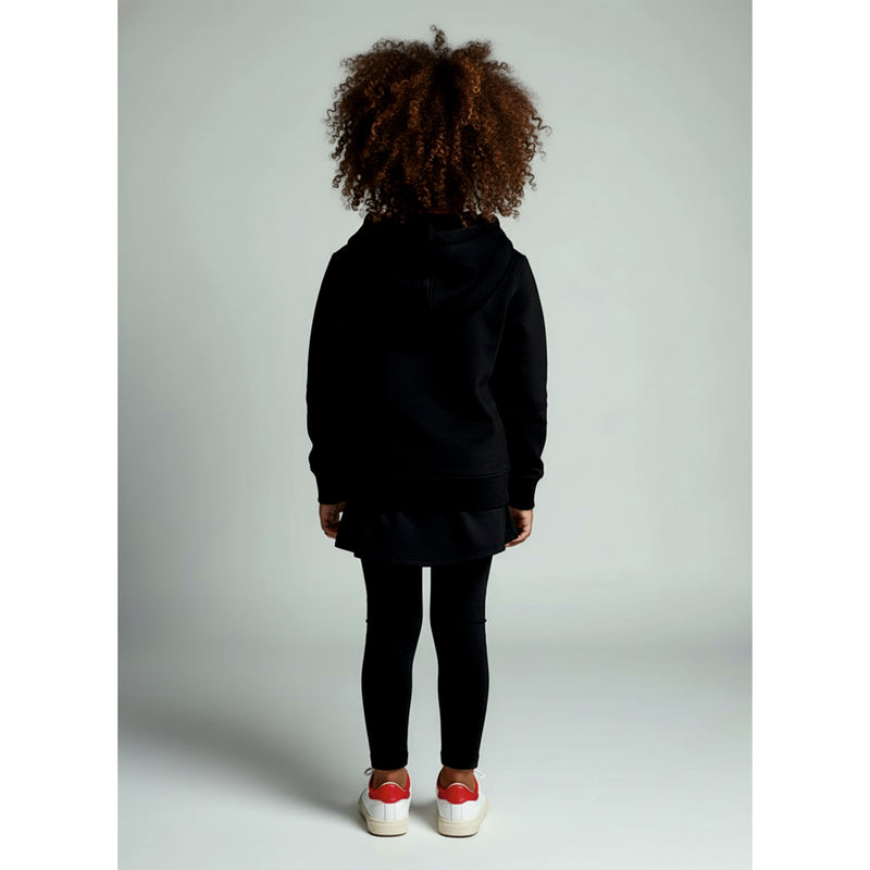 TEAM HOODIE MÄDCHEN, SCHWARZ