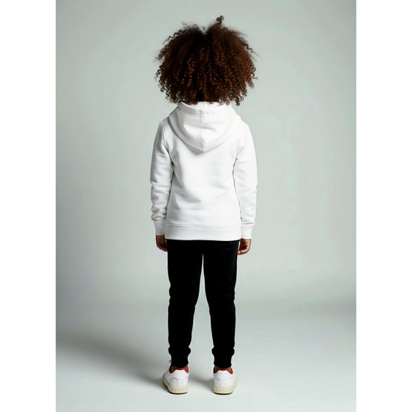TEAM HOODIE MÄDCHEN, WEISS