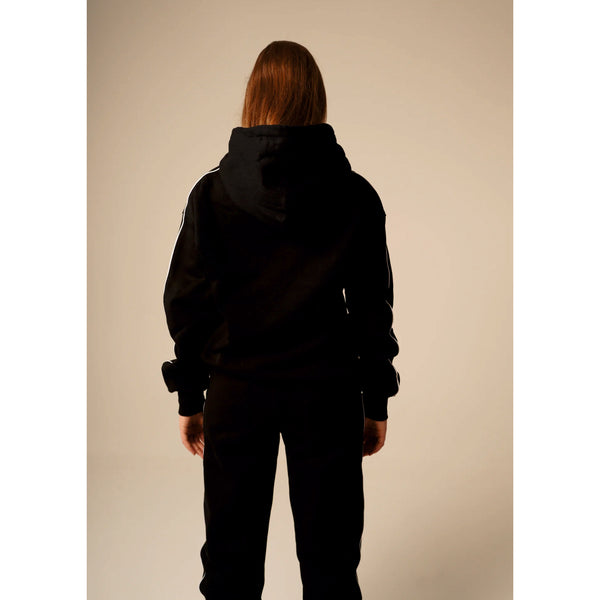 HEAVY PIPE HOODIE DAMEN, SCHWARZ -NEU-