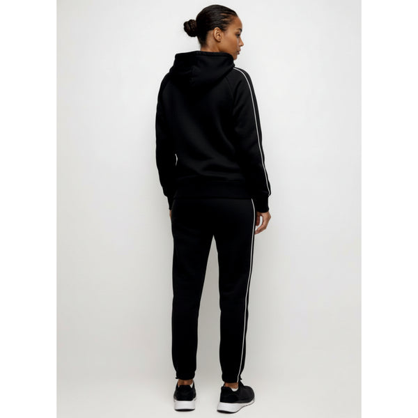 HEAVY PIPE HOODIE DAMEN, SCHWARZ -NEU-