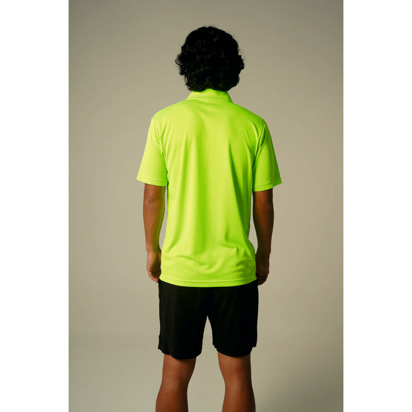 TEAM POLO HERREN, NEON-GRÜN