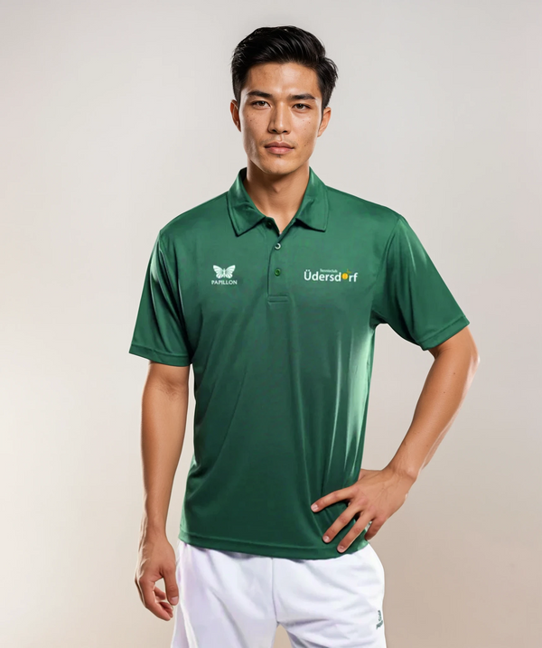 TEAM POLOSHIRT HERREN, D.GRÜN