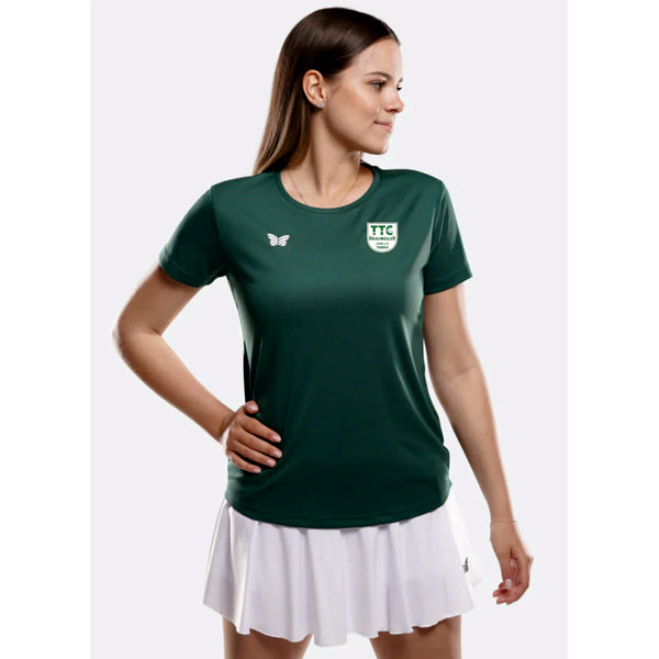 CLUB SHIRT RUNDHALS DAMEN, GRÜN