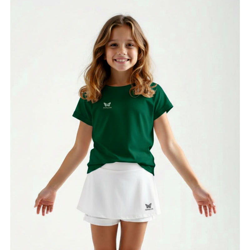 SHIRT RUNDHALS MÄDCHEN, GRÜN