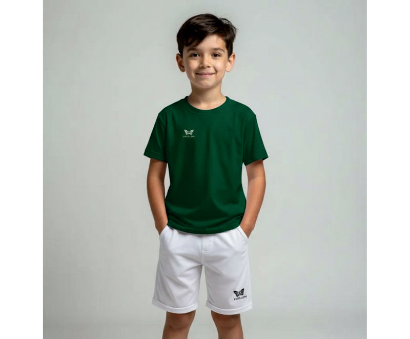 TEAM SHORT KNABEN, WEISS