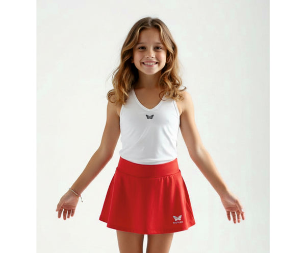 TEAM TANKTOP MÄDCHEN, WEISS