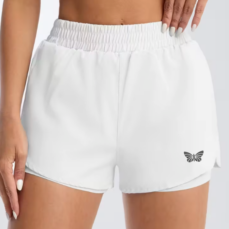 TENNIS SHORT DAMEN, WEISS -NEU-