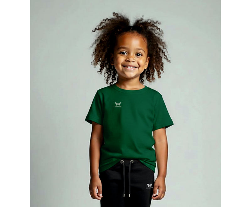 TEAM SHIRT MÄDCHEN, GRÜN