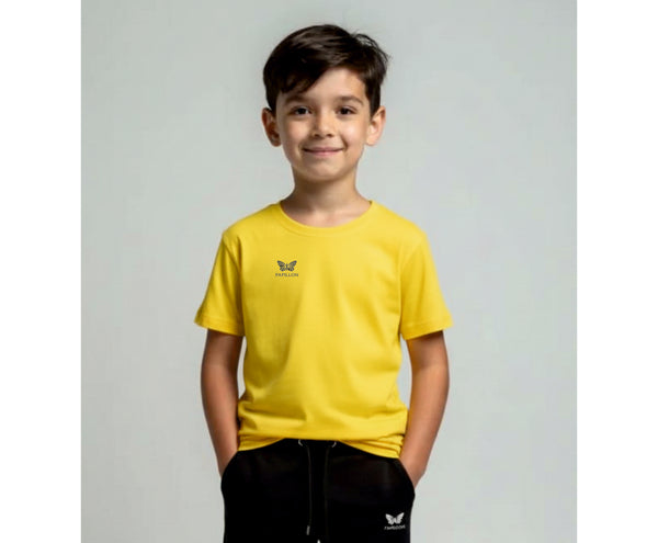 TEAM SHIRT KNABEN, GELB