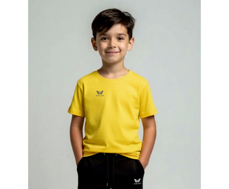 TEAM SHIRT KNABEN, GELB