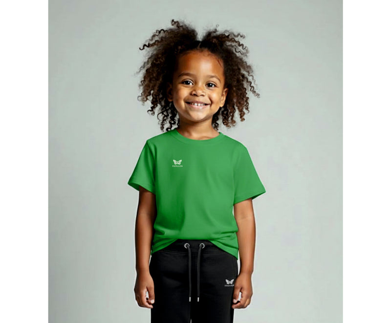 TEAM SHIRT MÄDCHEN, IRISH GRÜN