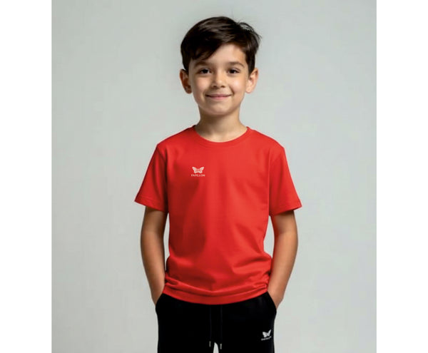 TEAM SHIRT KNABEN, ROT