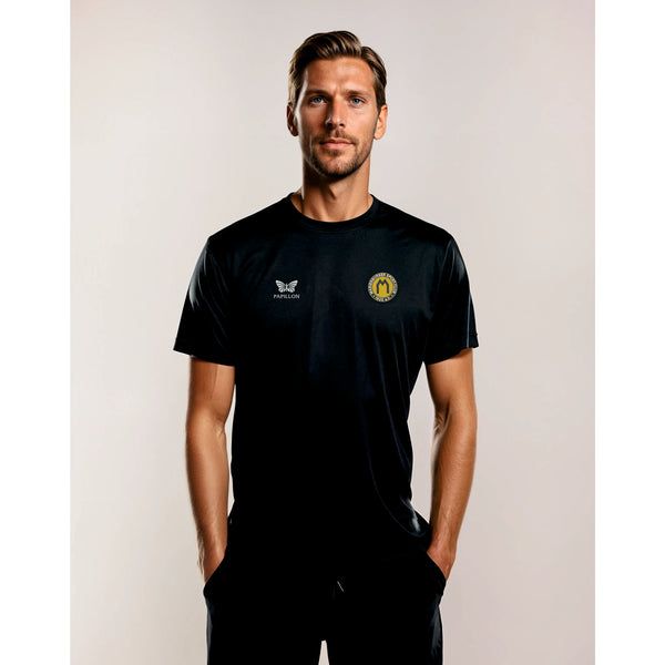 TEAM SHIRT HERREN, SCHWARZ