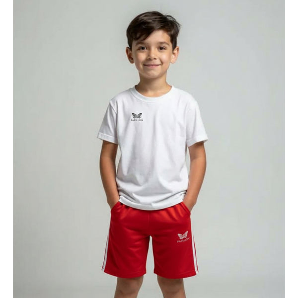 TEAM SHORT KNABEN, ROT