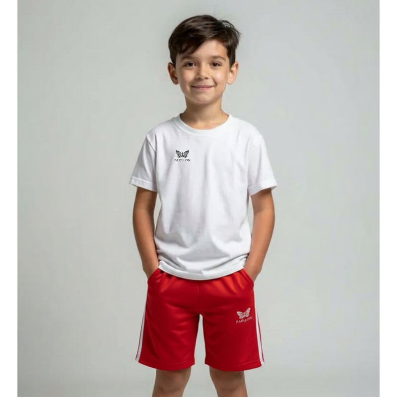 TEAM SHORT KNABEN, ROT