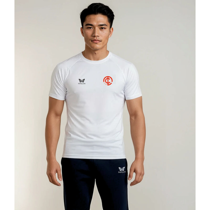 TEAM SHIRT HERREN, WEISS