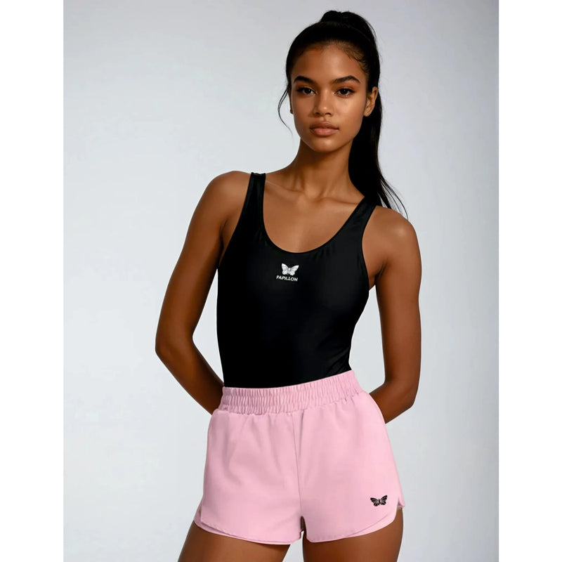 TENNIS SHORT DAMEN, PINK -NEU-