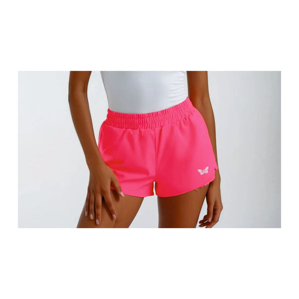 TENNIS SHORT DAMEN, MAGENTA -NEU-
