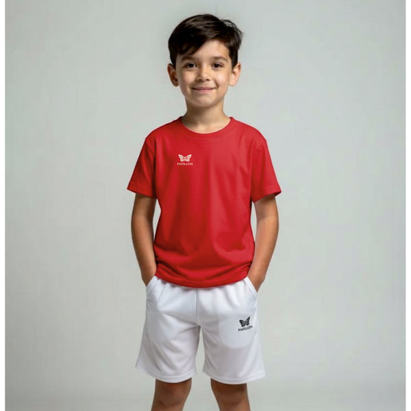 TEAM SHORT KNABEN, WEISS