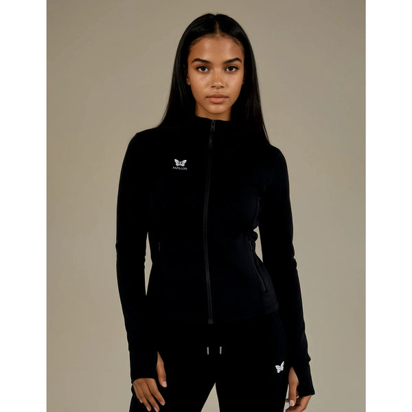 CLUB SPORTJACKE DAMEN/MÄDCHEN ,SCHWARZ  -NEU-