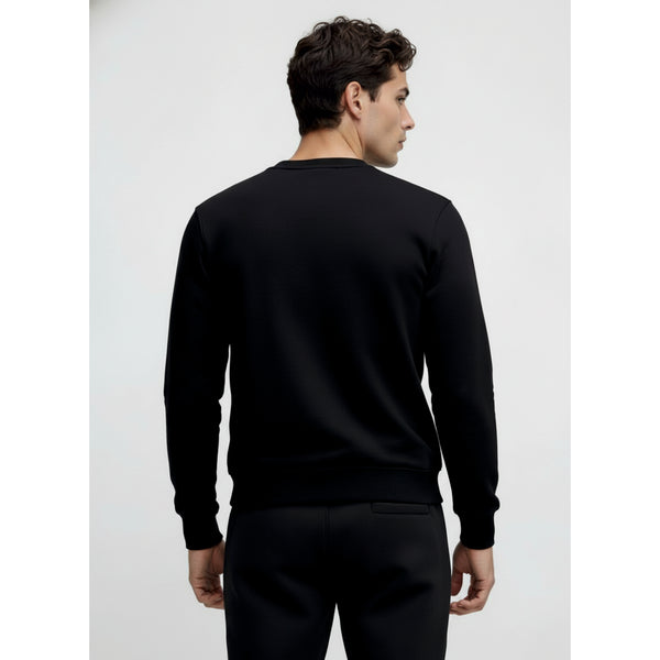 HEAVYWIGHT SWEATER HERREN, SCHWARZ -NEU-