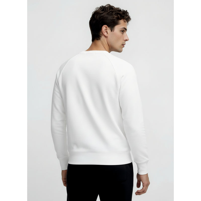 HEAVYWIGHT SWEATER HERREN, WEISS -NEU-