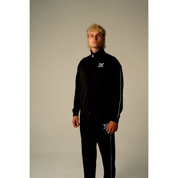 CLUB TRACKSUIT HERREN, SCHWARZ -NEU-