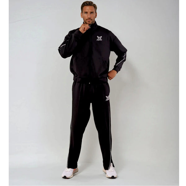 CLUB TRACKSUIT HERREN, SCHWARZ -NEU-