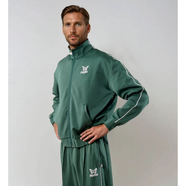 CLUB TRACKSUIT HERREN, GRÜN -NEU-