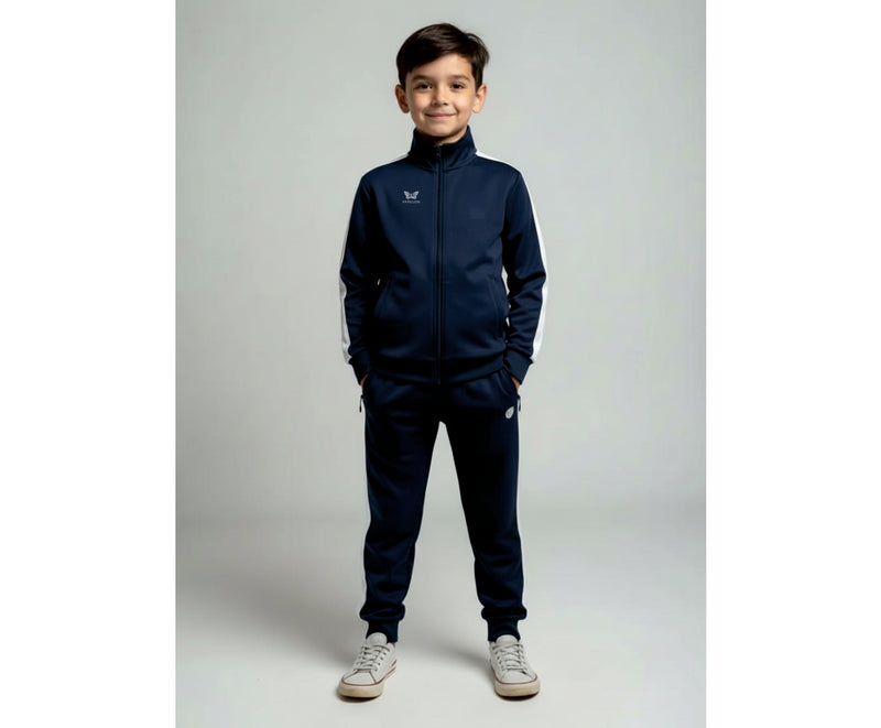 CLUB TRAININGSJACKE KINDER, NAVY -NEU-