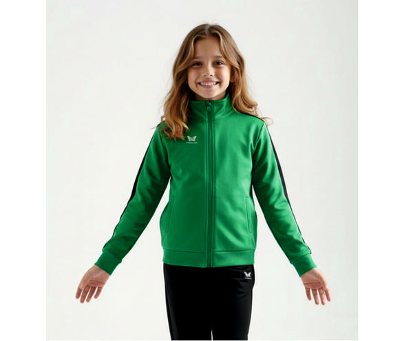 CLUB TRAININGSJACKE MÄDCHEN, GRÜN -NEU-