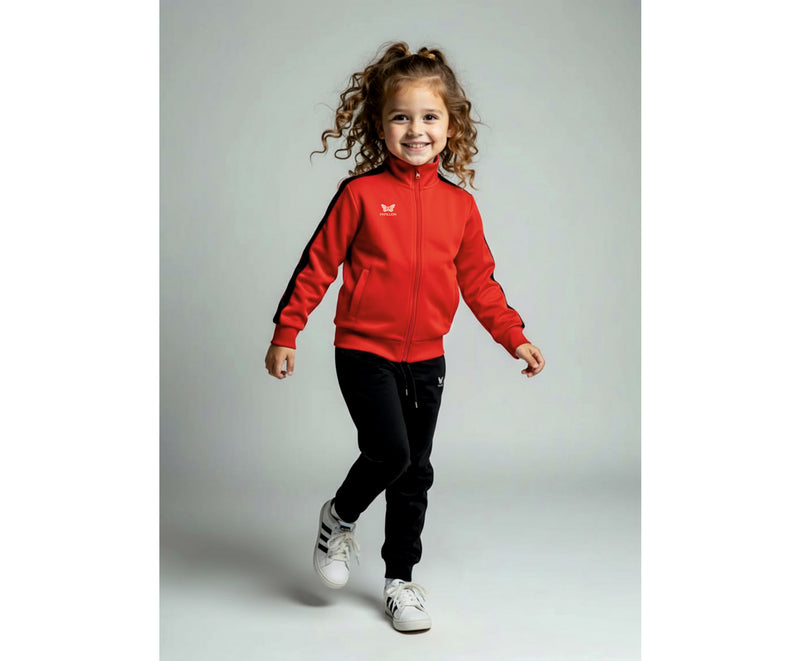 CLUB TRAININGSJACKE MÄDCHEN, ROT -NEU-