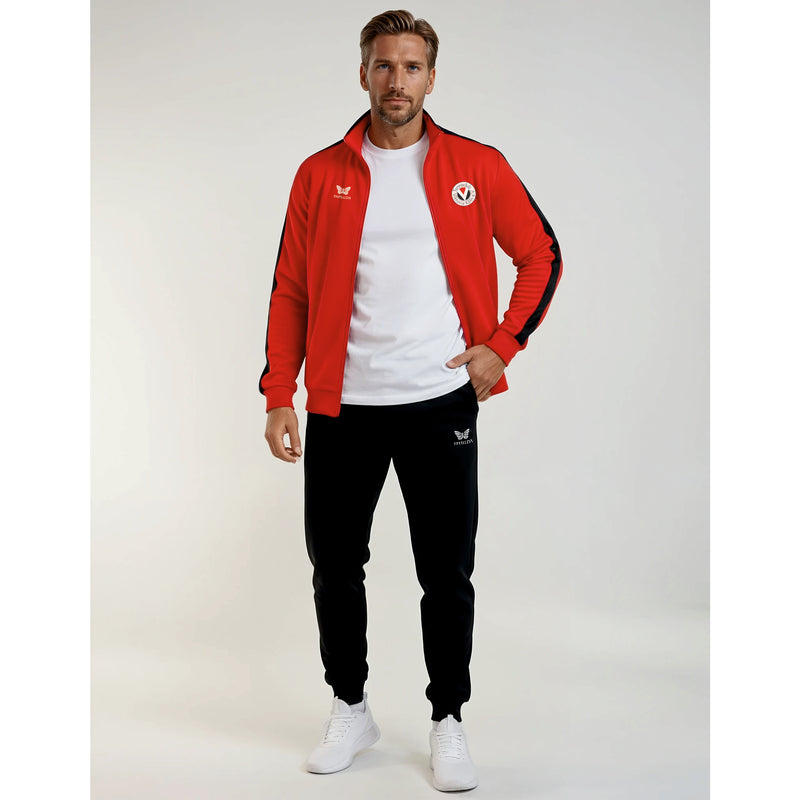 VIKTORIA CLUB TRAININGSJACKE HERREN, ROT -NEU-