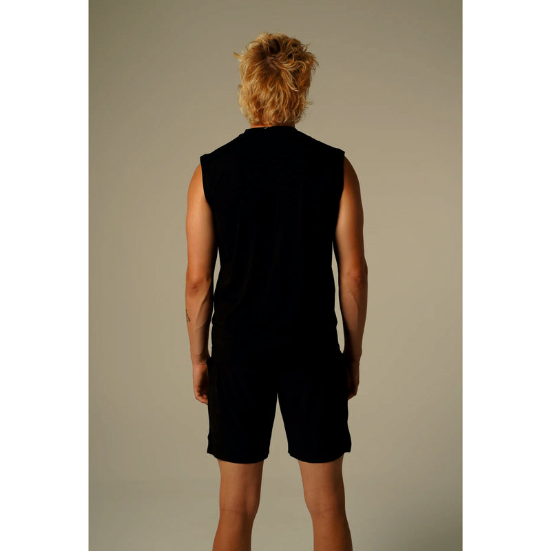 CLUB TANK-TOP HERREN, SCHWARZ