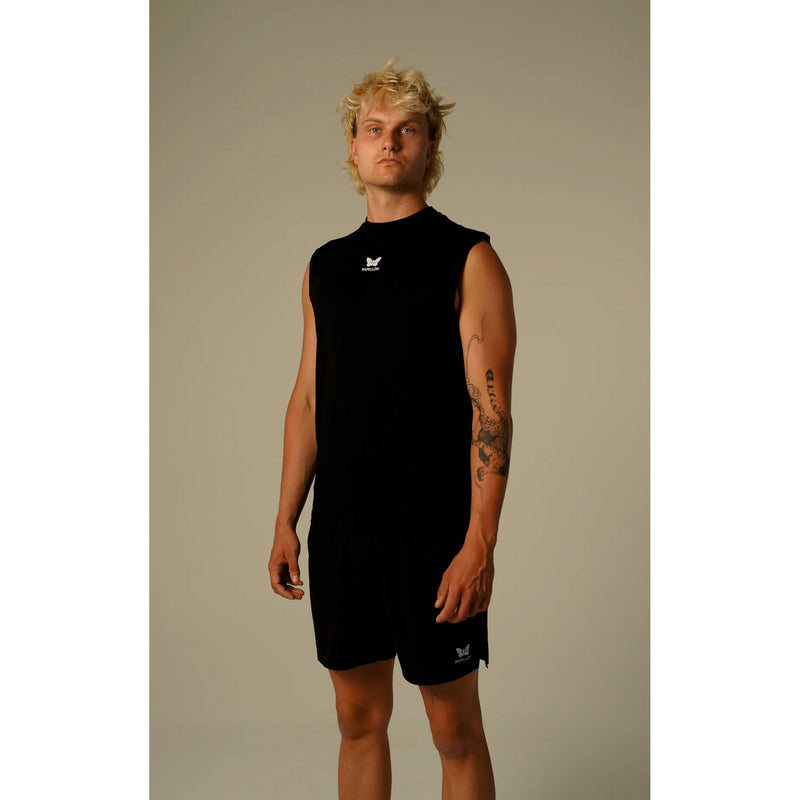 CLUB TANK-TOP HERREN, SCHWARZ